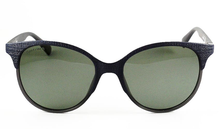 Buy Lacoste Smoke Gradient Lens Modified Rectangle Sunglass Full Rim Matte  Blue Frame (56) online